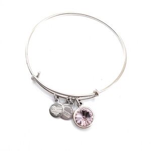 Alex and Ani October Birthday Charm Bangle Bracelet